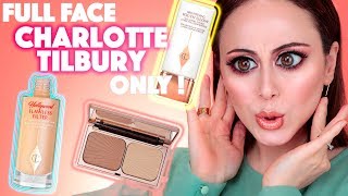 HOLY MOLY 😱| FULL FACE MAKEUP USING ONLY CHARLOTTE TILBURY | Hatice Schmidt