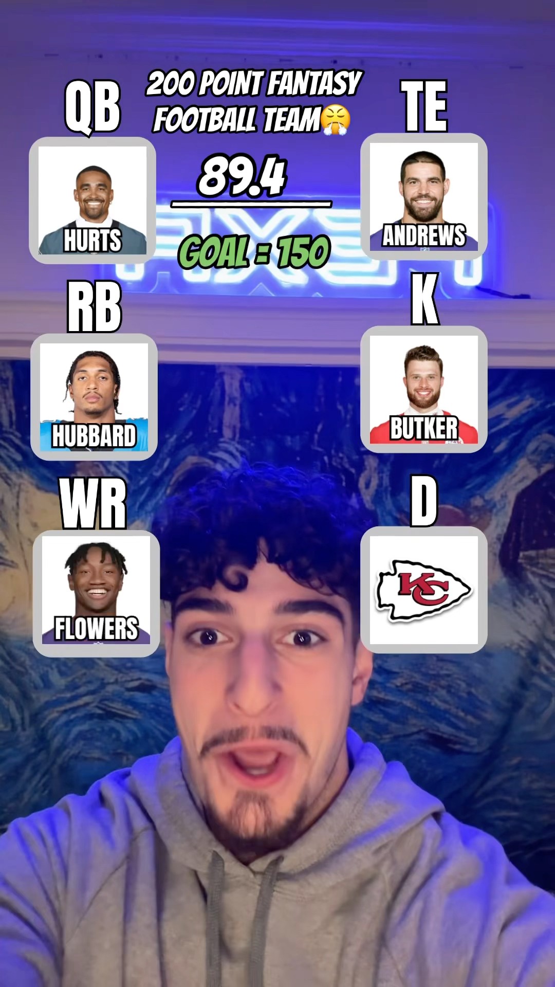 WE WERE SO CLOSEEEE?? (not even close?) #nfl #jamarrchase #patrickmahomes #jalenhurts #fexr