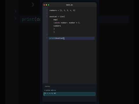Python map() 🐍 | Transform List Values Easily