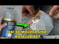 Asi se recicla las botellas de plastico PET en un proyecto Ecologico