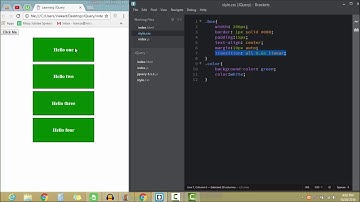9  JQuery addclass method (Complete JQuery And JQuery UI Course For Beginner)