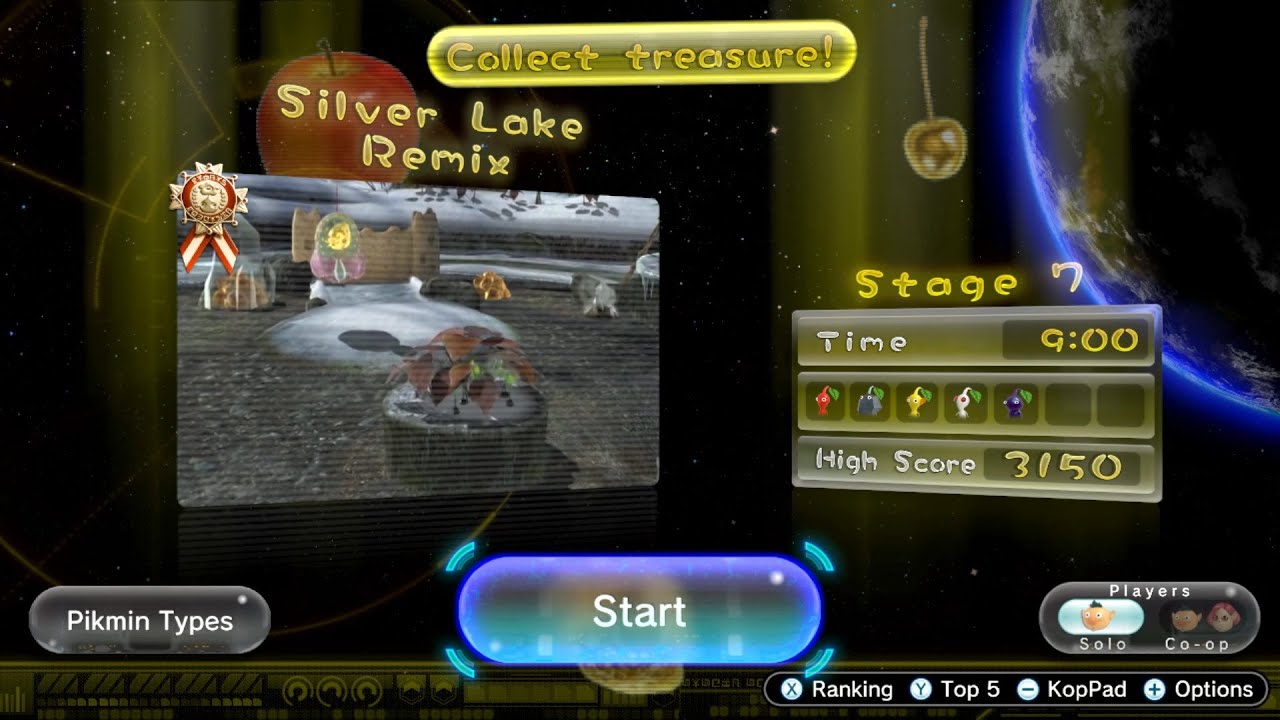 Pikmin 3 Deluxe [Mission Mode] Silver Lake Remix (Treasure) YouTube