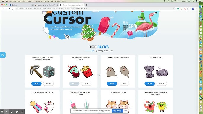 Custom Cursor for Chrome™ - CUTE➤
