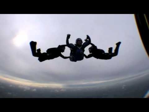 Patricia's AFF level 1 skydive Hibaldstow 02/10/10