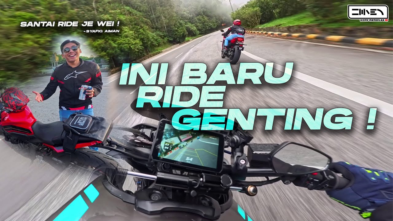 KEJAR CBR 650 @SyafiqAiman NAIK GENTING ! Yamaha MT-09 V2 | Insta360 Ace Pro 2 [4K]