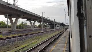 ชุมทางตลิ่งชัน จุดเริ่มต้นสถานีรถไฟสายสีแดง Red line train Talingchan