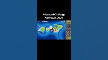 August 24, 2024 | BTD6 Advanced Challenge Tutorial #makibtd6daily #btd6 #bloonstd6