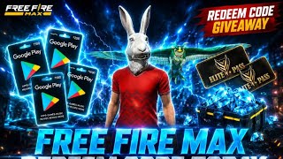 🔴 Day 16/365🎁 FREE FIRE MAX Redeem Code Giveaway Live 🔥 | Free Diamonds 💎 + Elite Pass 🎫 |