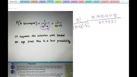 stat 235 question Chapter 3