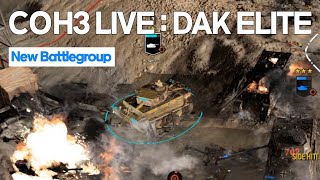 COH3 LIVE : DAK ELITE