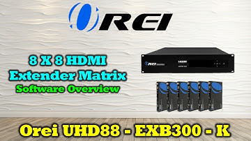 UHD88-EXB300-K Software Overview