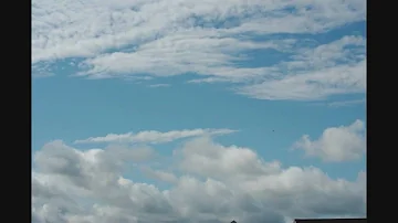 Multi Layer Cloud Movement Shows Wind Direction Changes with Altitude