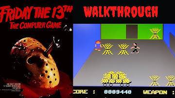 How to Beat Friday the 13th - Commodore 64 (1986)