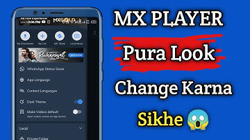 mx player dark mode enable kaise karen|| Dark Mode || dark mode in phone