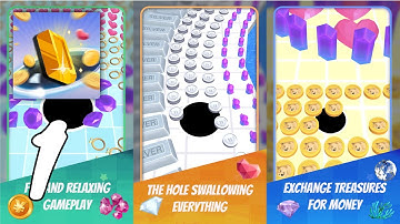 Hole Miner 3D Gameplay Walkthrough #1 (Android, IOS)