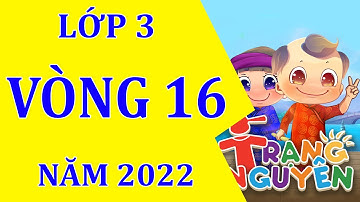 VÒNG 16, TRẠNG NGUYÊN TIẾNG VIỆT LỚP 3 NĂM 2022