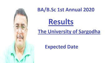 BA B.Sc 1st Annual 2020 Results University of Sargodha | Expected Date