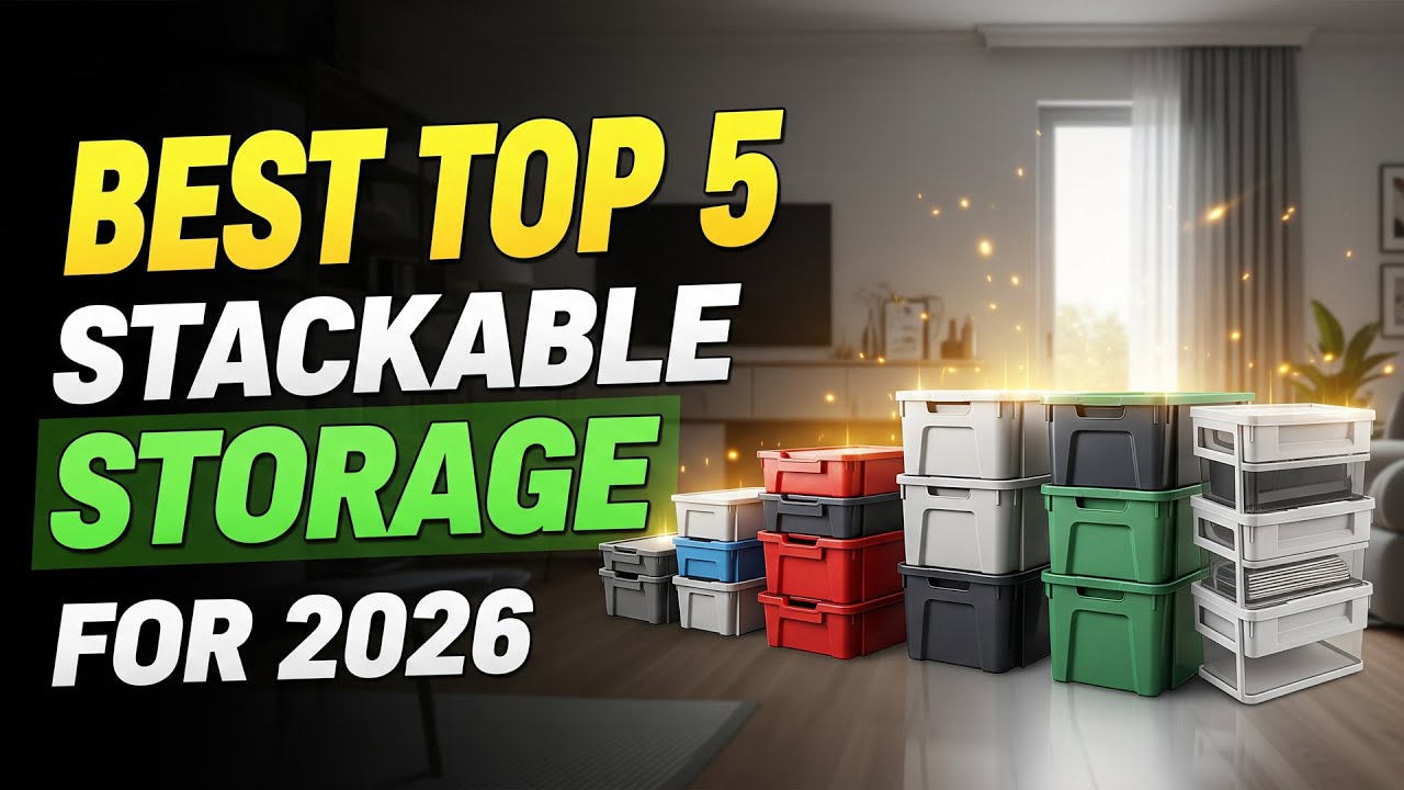 Best Top 5 Stackable Storage For 2026 | Smart Space-Saving Organizers