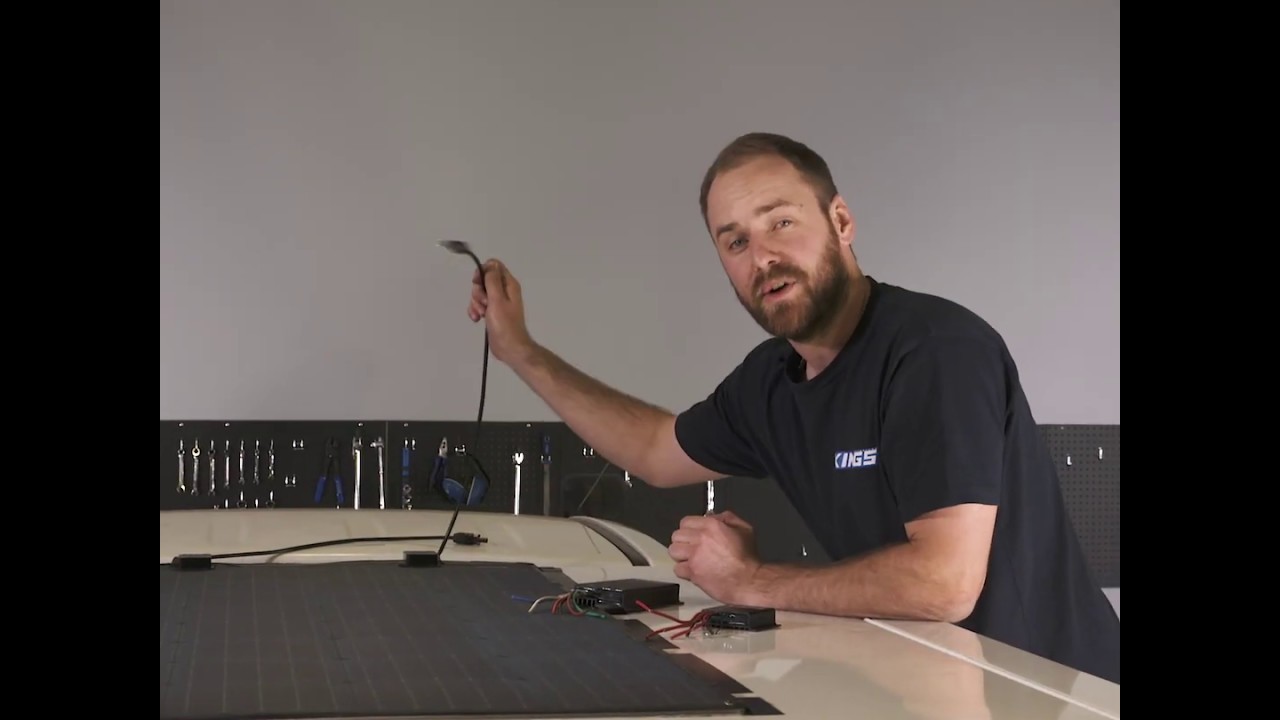 How To Install The Kings Semi Flexible Solar Panel Youtube