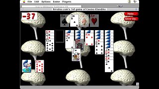 Apple Macintosh Longplay - Eric's Ultimate Solitaire CD - Casino Klondike screenshot 5
