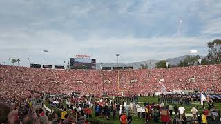 Rose Bowl 2018 - B2 Stealth Bomber Flyover