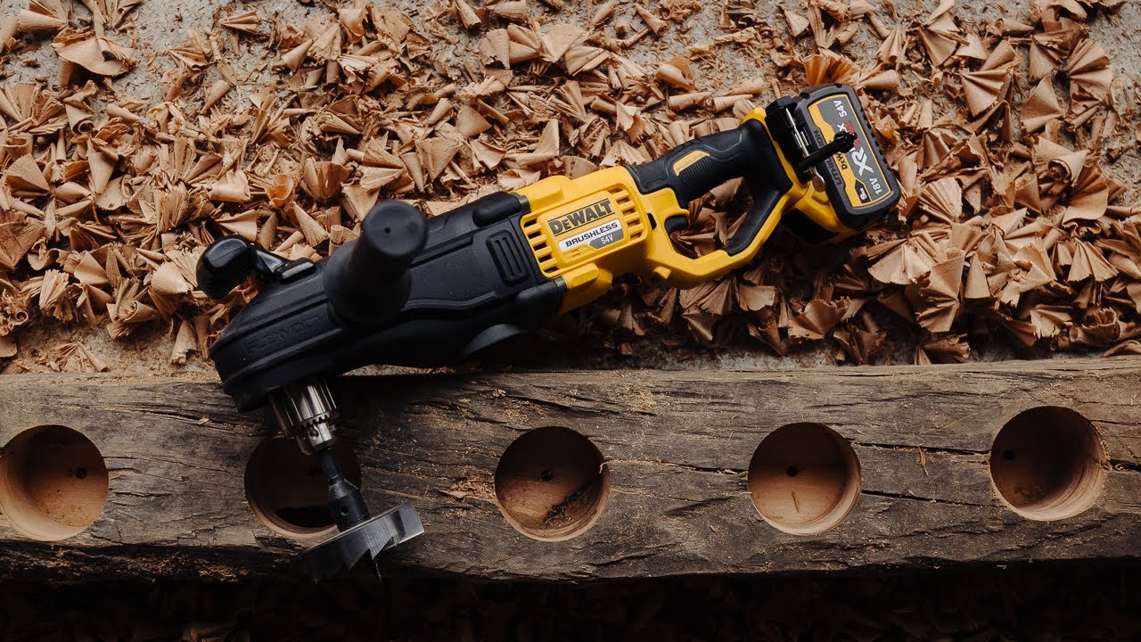 DeWALT DCD470 WIERTARKA KĄTOWA 54V YouTube