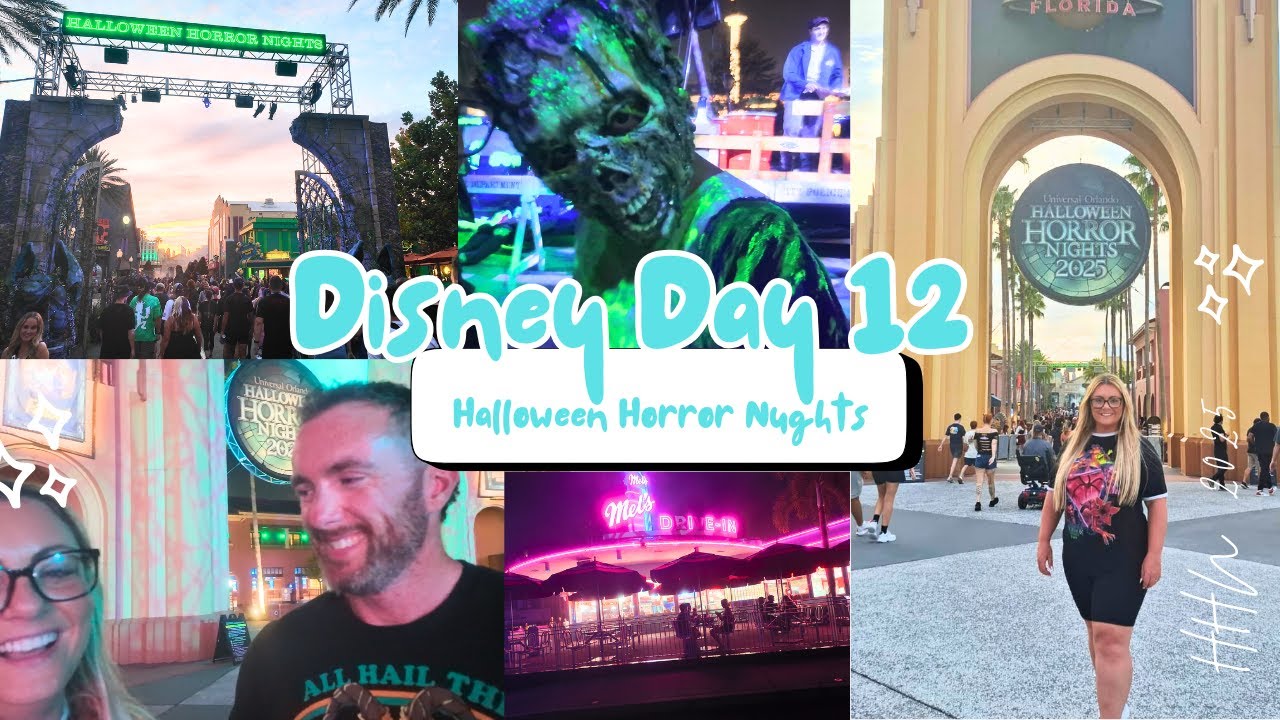 💫 Disneyworld Day 12 | Halloween Horror Nights | Outlet Shopping