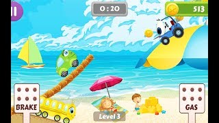 Beepzz Hill Climb - racing game Best Gameplay For Kids (Beach) #1 screenshot 3