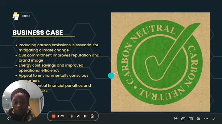 Group 16 Video presentation CEO Carbon Neutral Challenge Gucci