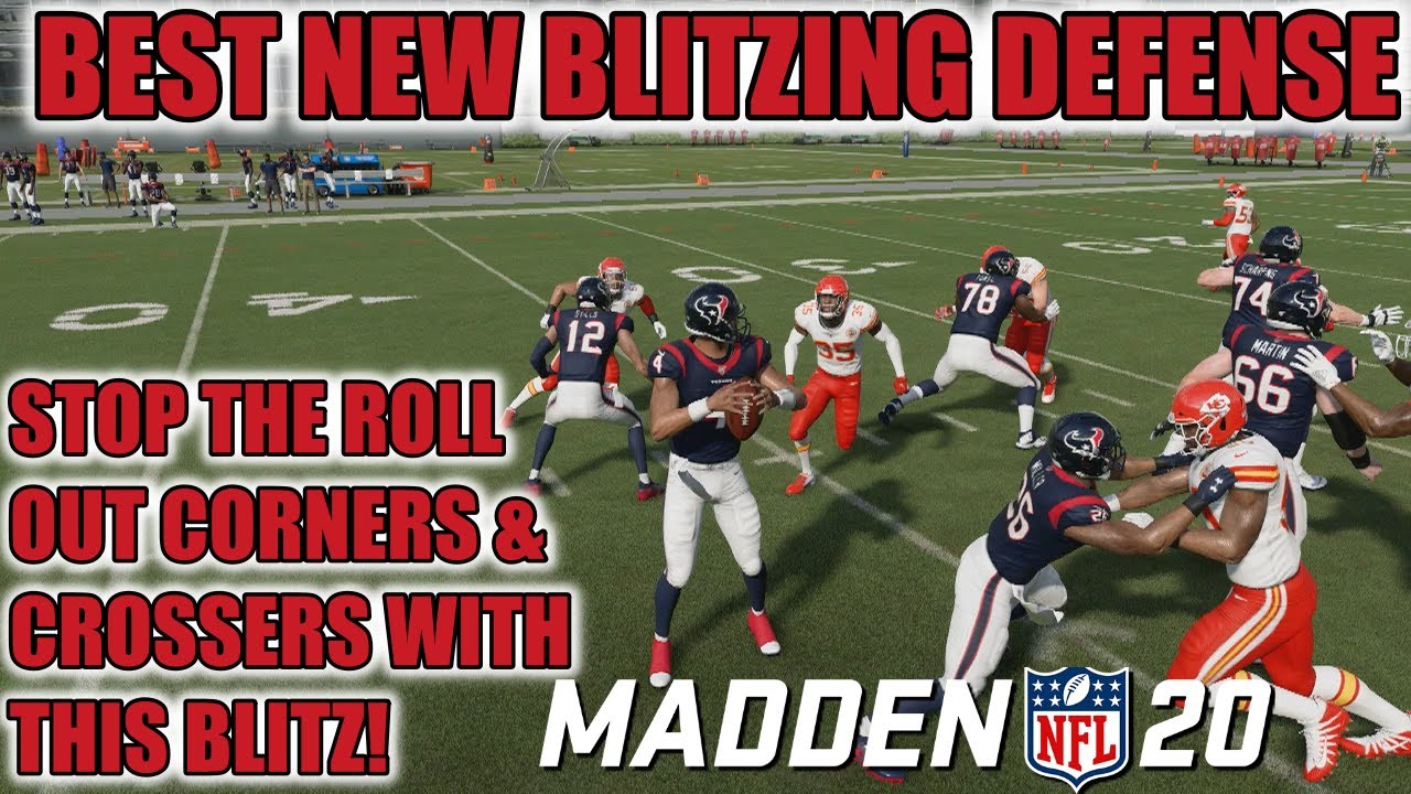 BEST MADDEN 20 DEFENSE TO DEFEND ROLL OUT CORNERS & CROSSERS! NEW