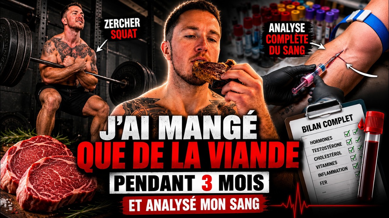 #6 J'ai mangé que de la viande pendant 3 mois et analysé mon sang — bilan complet