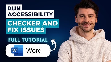 How to Run the Accessibility Checker and Fix Issues in Word [2025 Guide]