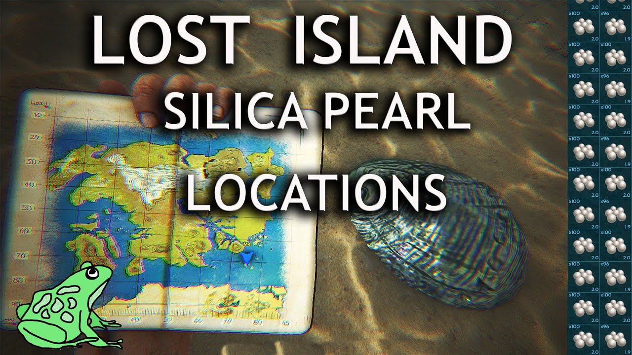 Ark Lost Island Silica Pearl Locations - Ark Survival Evolved - YouTube