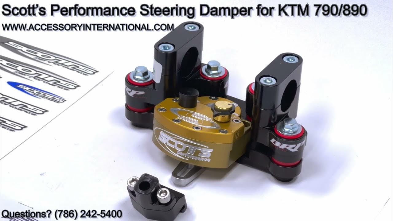 Scott’s Performance Steering Damper Stabilizer Kit for KTM 790/890