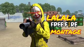 FREE FIRE MONTAGE |bbno$ y2k -lalala(lyrics)| فري فاير مونتاج مع أغنية حماسية