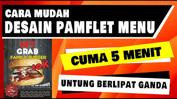 CARA DESAIN MENU MAKANAN - belajar desain corel draw - belajar desain pemula - Peluang Usaha