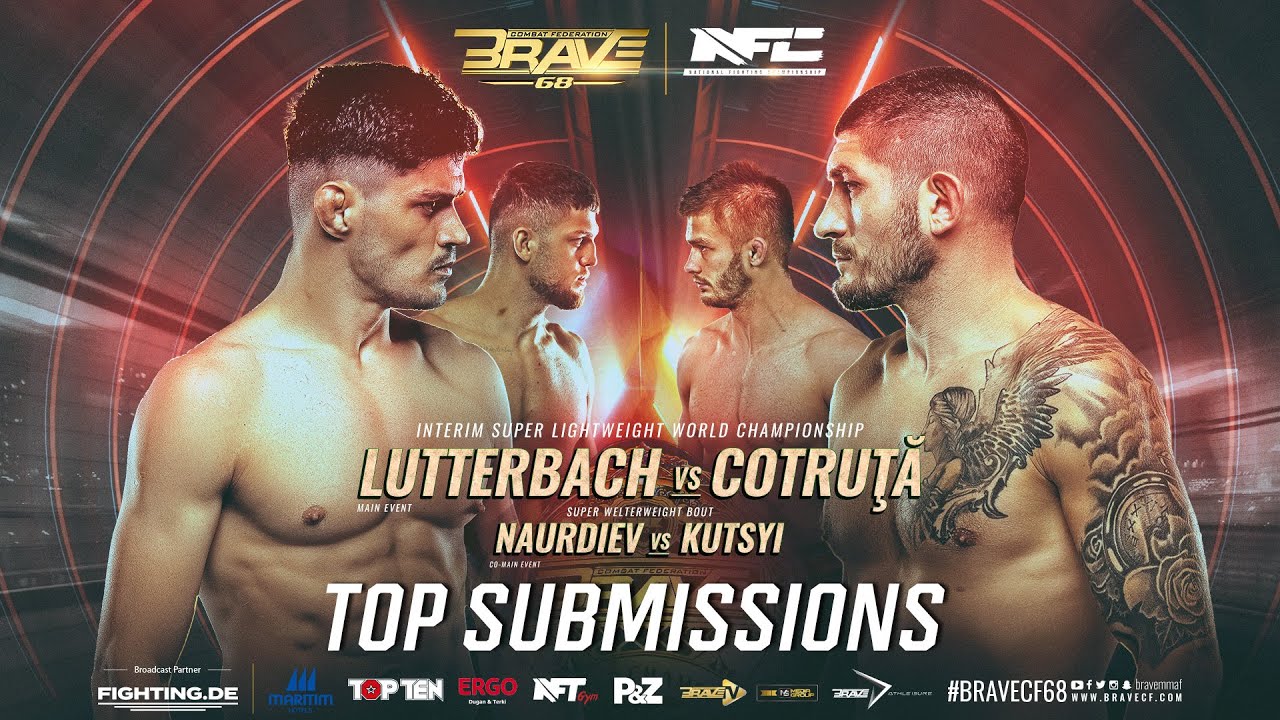 Top Submissions at BRAVE CF 68 BRAVE Germany BRAVE CF Fights FREE MMA Fights