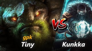 How to Tiny mid vs Kunkka (feat. gpk) | First 10 minutes