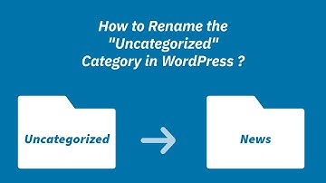 How to Rename the "Uncategorized" Category in WordPress !