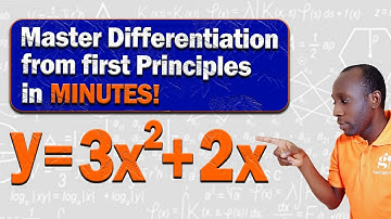 Master Differentiation from First Principles in MINUTES! | Easy Step-by-Step Guide