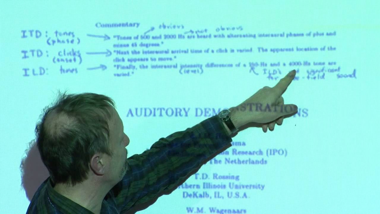 20. Sound localization 1: Psychophysics and neural circuits
