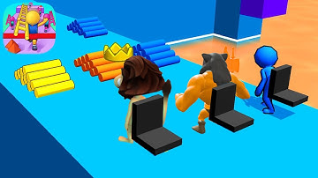 Ladder Race Android Gameplay Max Level Fast Skills Upsets (Android & iOS) Level (675-682) Stack Run