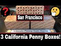 San Francisco Mint Pennies - Roll Hunting California Penny Boxes!