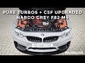 Pure Hybrid Turbo + CSF upgrades to a Nardo Grey F82 M4