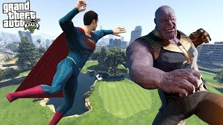 GTA 5 THANOS VS SUPERMAN!! - MARVEL INFINITY WAR (GTA 5 Mods) GTA 5 THANOS VS SUPERMAN!! - MARVEL INFINITY WAR (GTA 5 Mods)