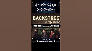 Thumbnail of Last Christmas - Backstreet Boys Karaoke Songs Lyrics With Vocals #shorts