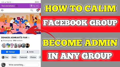 How to Claim Admin of a Facebook Groups | How To Claim An Admin Position On Your Facebook Groups