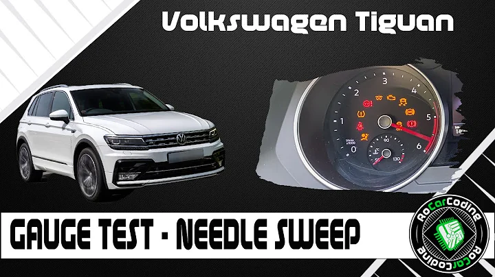 GAUGE TEST - NEEDLE SWEEP ACTIVATION TUTORIAL | VOLKSWAGEN TIGUAN | #VCDS AND #OBDELEVEN