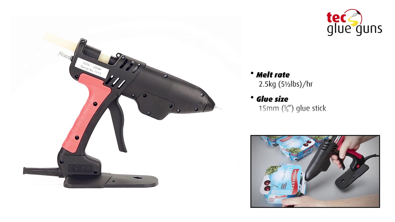 TEC 820 15mm Glue Gun - YouTube