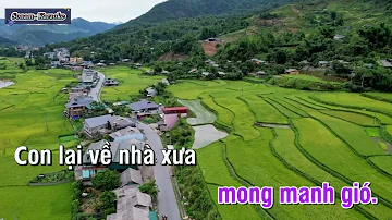 KARAOKE - CÁNH VÕNG MẸ RU 🌺SONG CA 🎙🌴🏃‍♂️